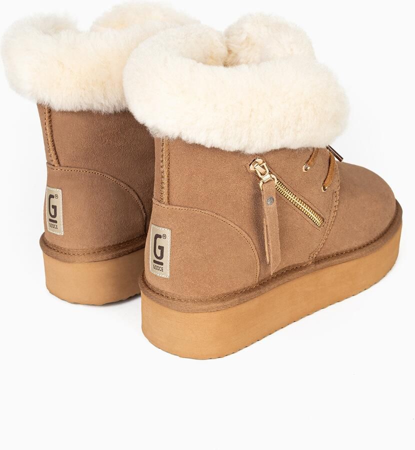 Gooce Snowboots 'Agarita' beige lichtbruin - Foto 3