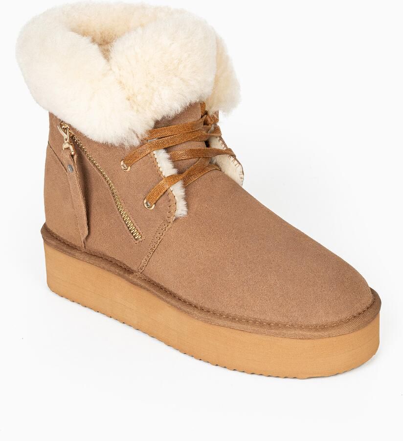 Gooce Snowboots 'Agarita' beige lichtbruin - Foto 4