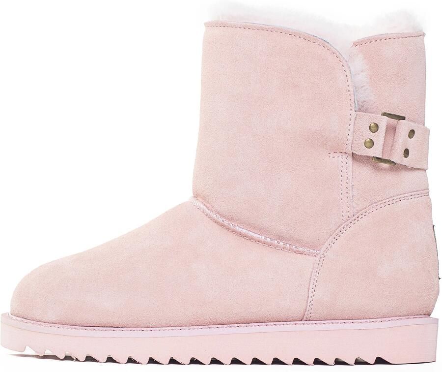 Gooce Snowboots 'Colorado' rosa wit