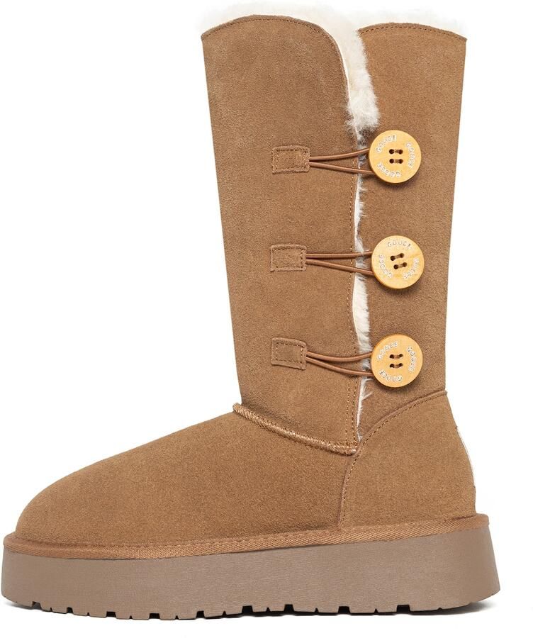 Gooce Snowboots 'CORNICE' bruin kastanjebruin