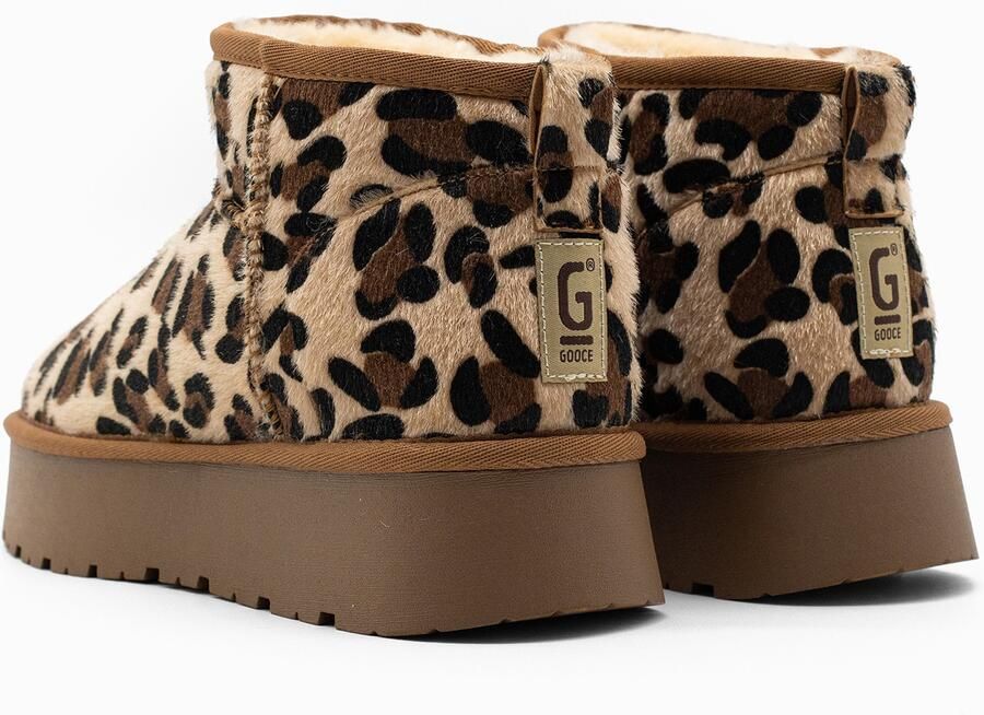 Gooce Snowboots 'Mindy' beige bruin zwart - Foto 3