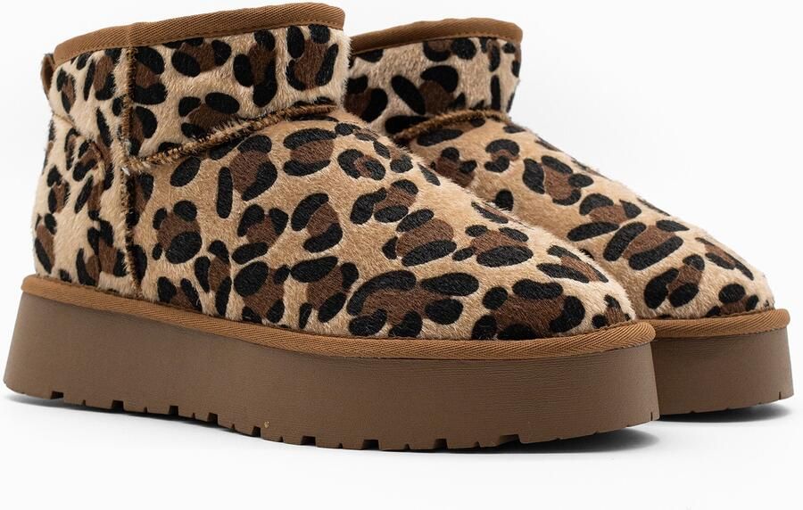 Gooce Snowboots 'Mindy' beige bruin zwart - Foto 4