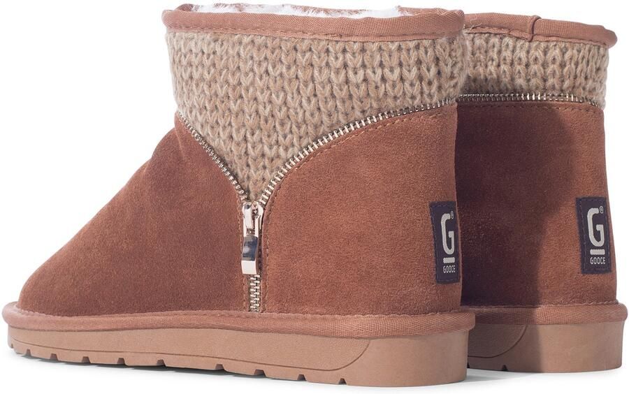 Gooce Snowboots 'Tory' beige gemêleerd bruin zwart wit - Foto 2