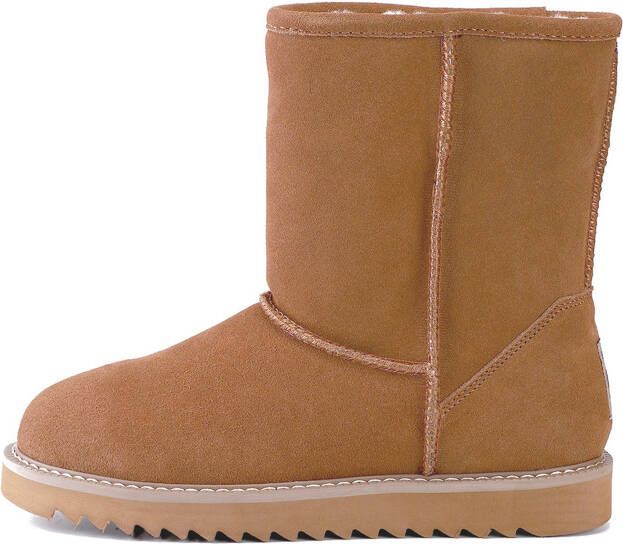 Gooce Boots 'Sawel' beige bruin donkerbruin