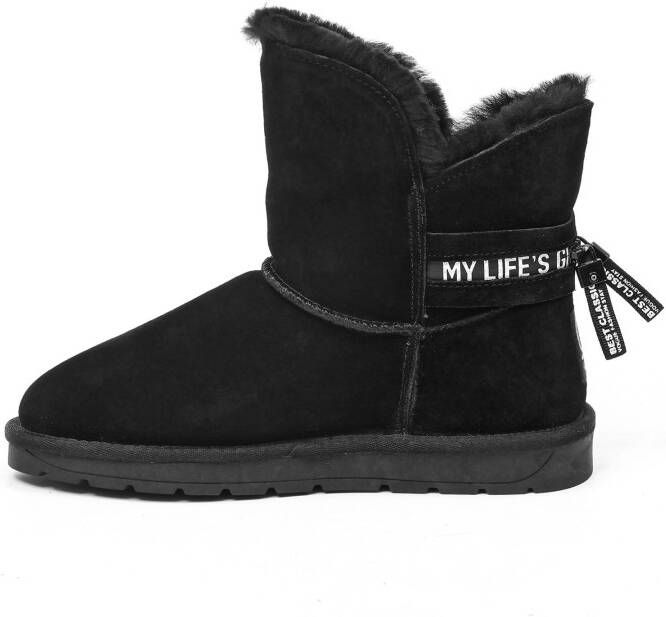 Gooce Snowboots 'Zina' zwart wit