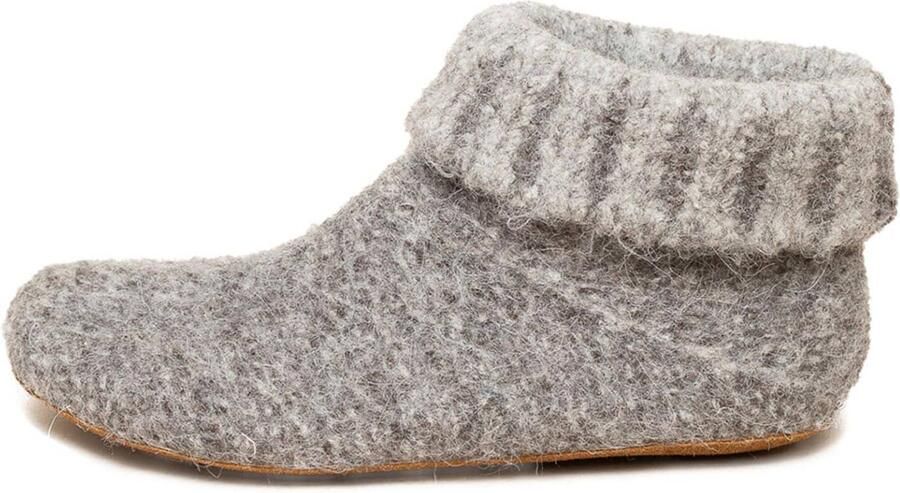 Gottstein Dames en Heren huissloffen Knit Boot Alpaka