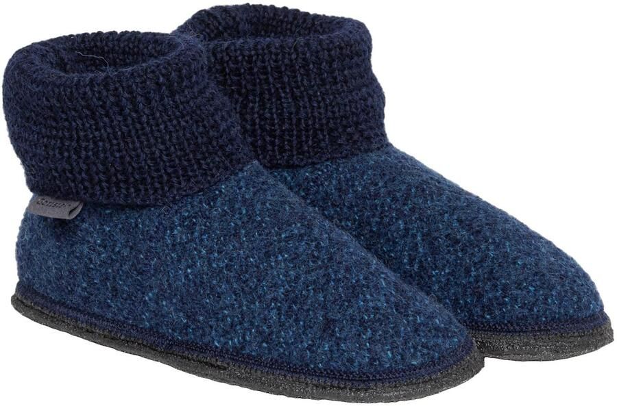 Gottstein Dames en Heren huissloffen Wool Venture High
