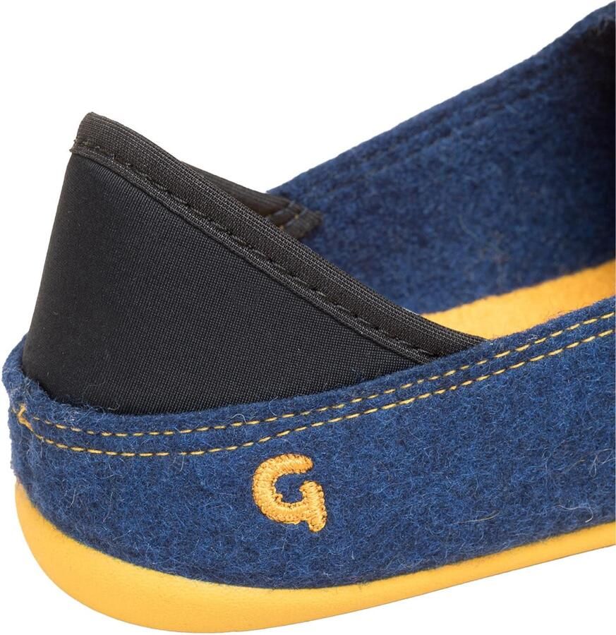 Gottstein Instappers 'Wool Slip-On' donkerblauw - Foto 3
