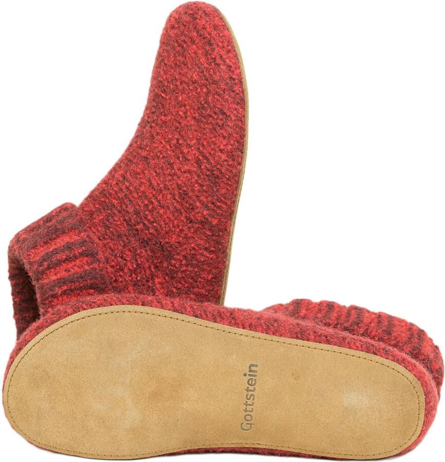 Gottstein Muiltjes 'Knit Boot' rood gemêleerd - Foto 2