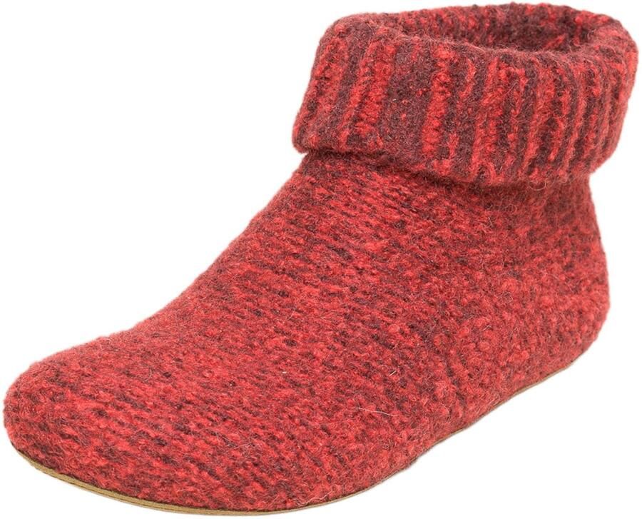 Gottstein Muiltjes 'Knit Boot' rood gemêleerd - Foto 4