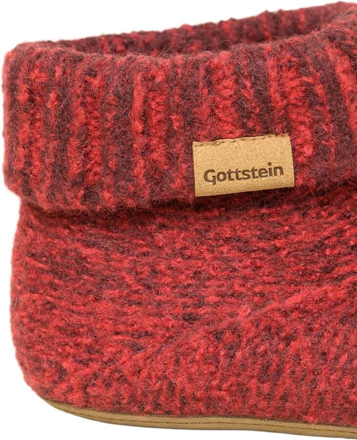 Gottstein Muiltjes 'Knit Boot' rood gemêleerd - Foto 3