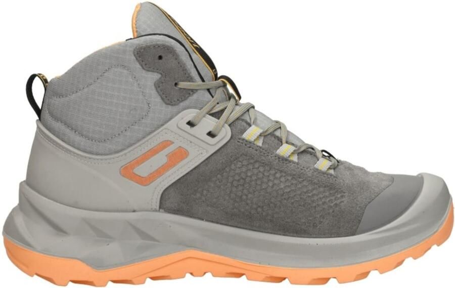 Grisport Discovery Mid wandelschoenen lichtgrijs koraal