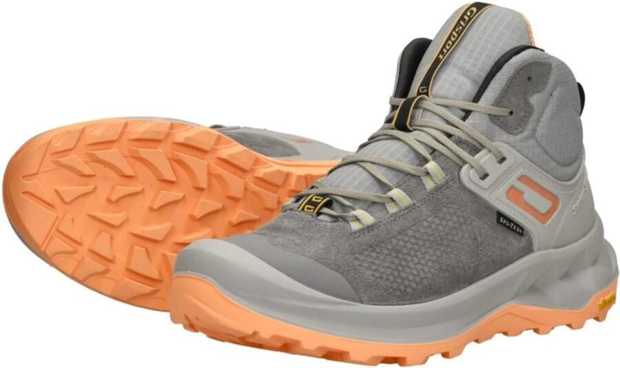 Grisport Discovery Mid wandelschoenen lichtgrijs koraal - Foto 7