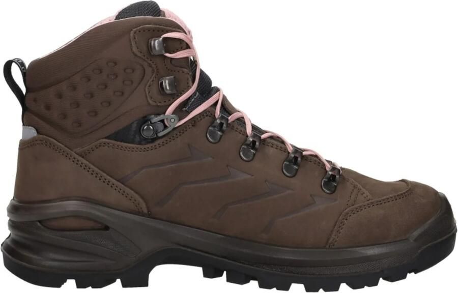 Grisport Venture Mid bruin roze wandelschoenen uni (a)