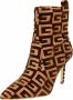 GUESS Dafina3 Enkellaarsjes Enkelboots Dames Cognac - Thumbnail 4