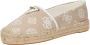 Guess Beige Espadrilles Jolandon Damesschoenen Beige Dames - Thumbnail 6