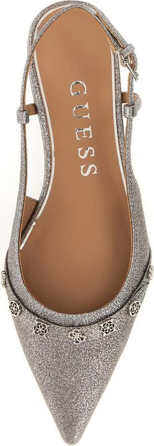 GUESS Ballerina met riempjes 'DORLEE3' zilvergrijs - Foto 3