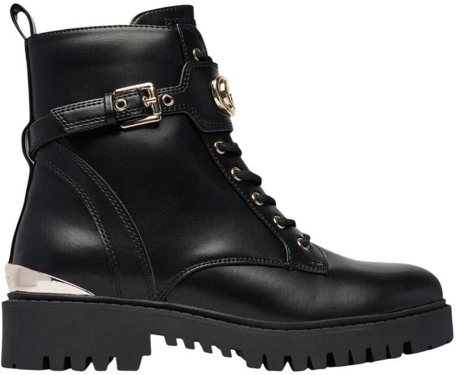 GUESS Veterlaarsjes 'OLANNA' goud zwart