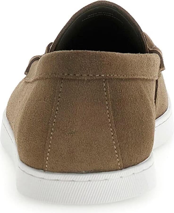 Guess Loafers van leer met bandje in vlechtlook model 'HEAWS' - Foto 2