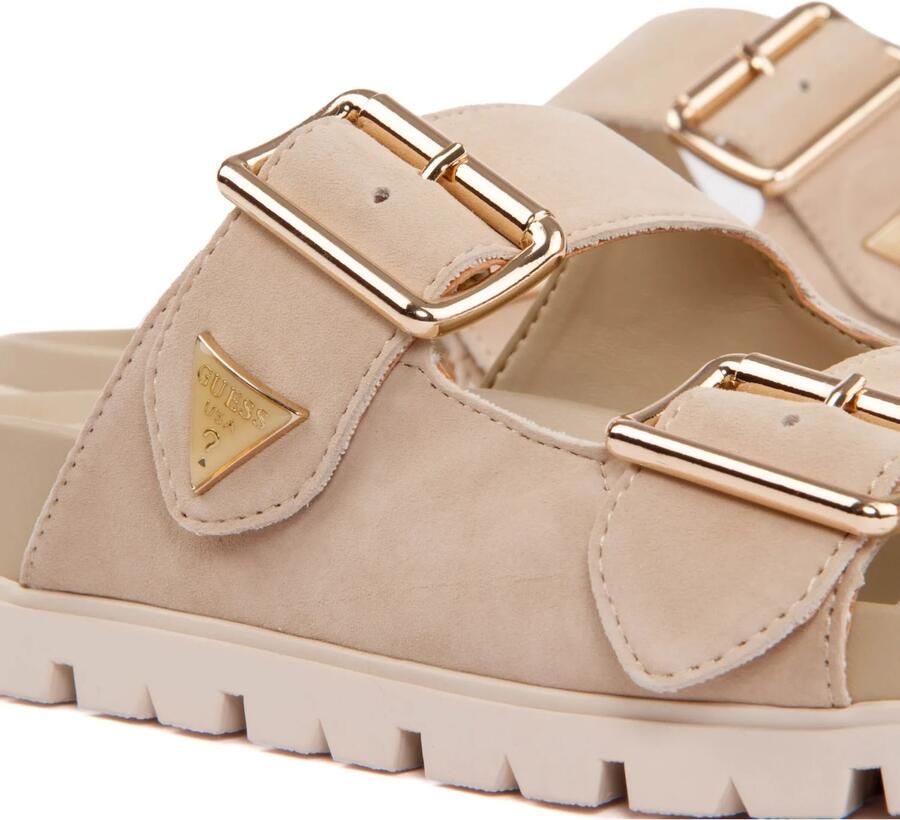 GUESS Muiltjes 'Fasten' beige - Foto 4