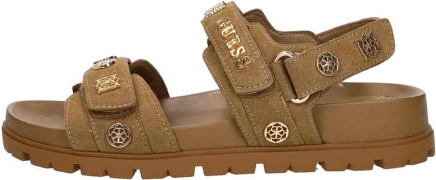 GUESS Florizi Sandalen Plat cognac - Foto 6