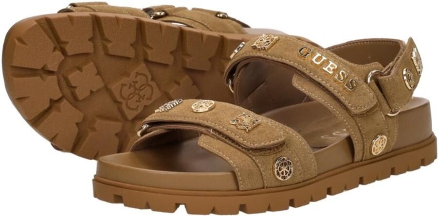 GUESS Florizi Sandalen Plat cognac - Foto 7