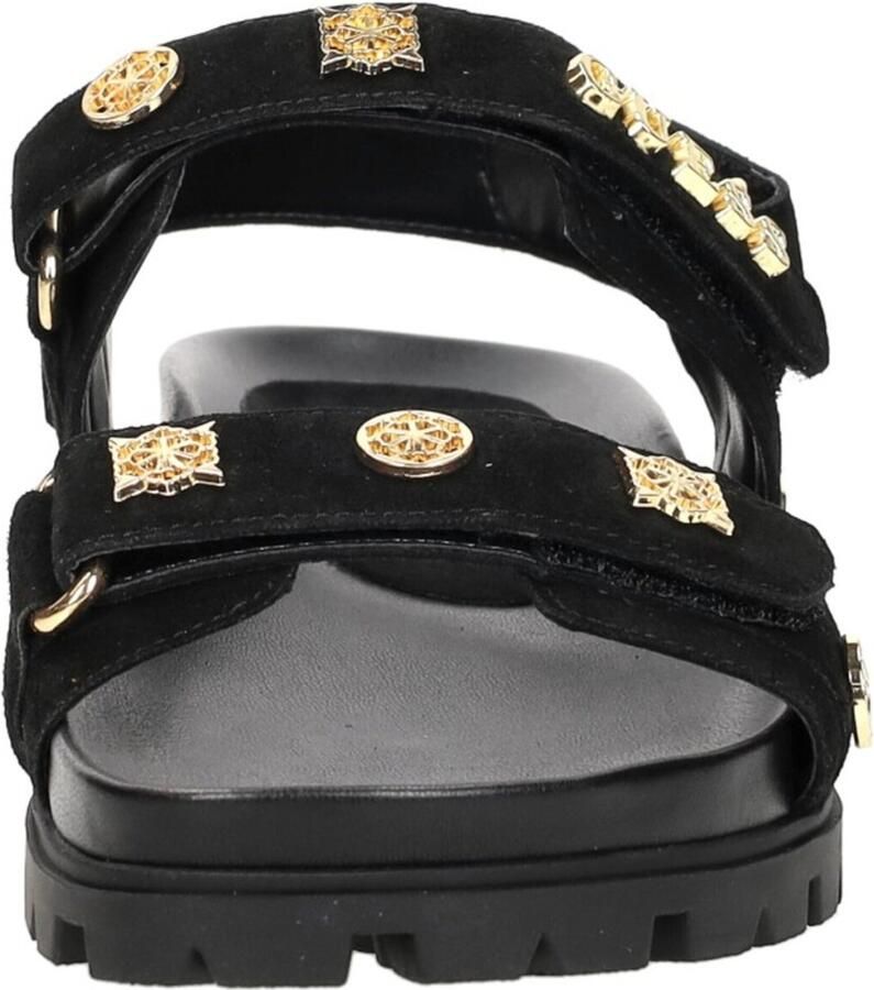 GUESS Sandalen met riem 'FLORIZI' goud zwart - Foto 3