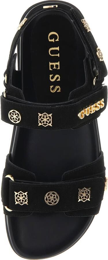 GUESS Sandalen met riem 'FLORIZI' goud zwart - Foto 13