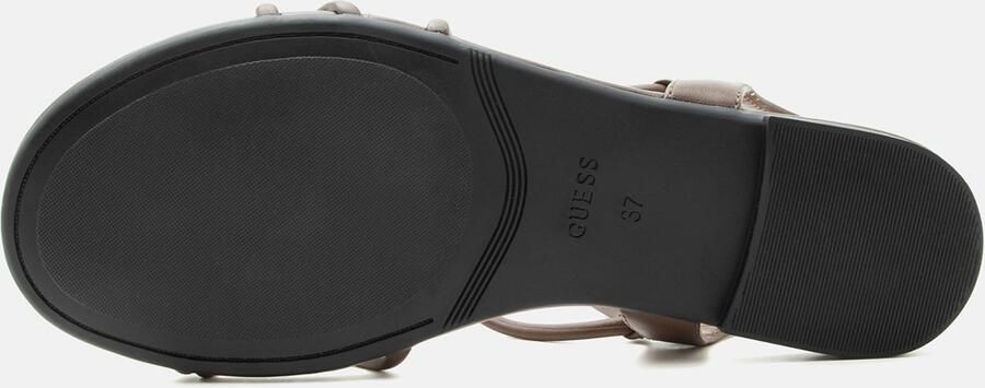 GUESS Sandalen met riem 'TABENN' cappuccino goud - Foto 5