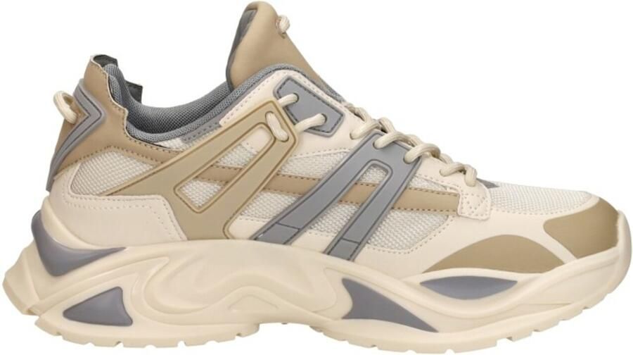 Guess Belluna Lage Sneakers Beige Grijs Bruin Beige Dames - Foto 8