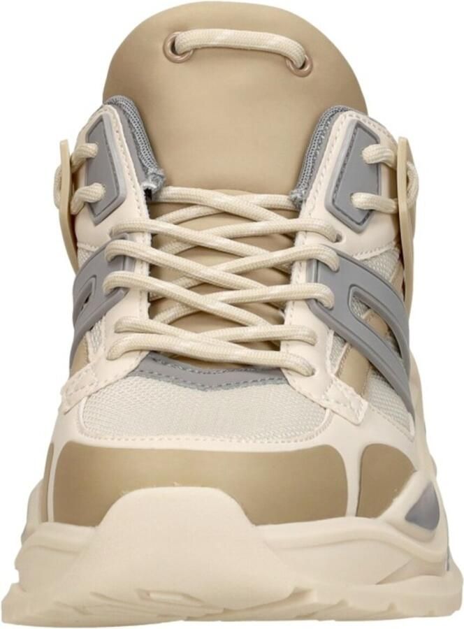 Guess Belluna Lage Sneakers Beige Grijs Bruin Beige Dames - Foto 5