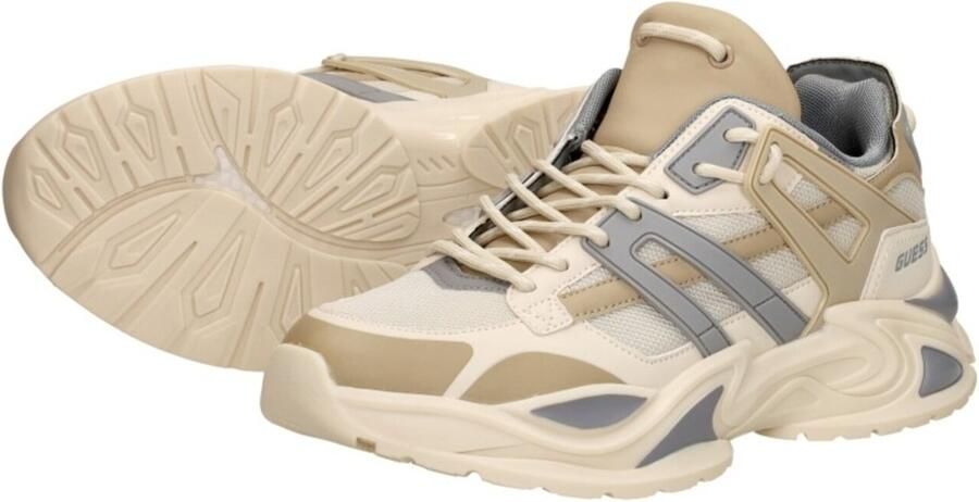 Guess Belluna Lage Sneakers Beige Grijs Bruin Beige Dames - Foto 9