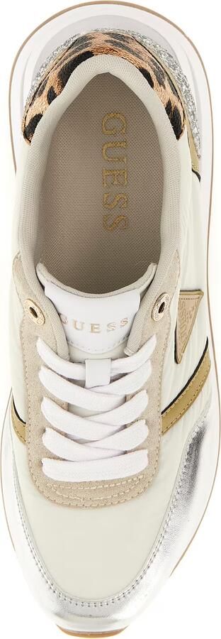 GUESS Sneakers laag 'EAGAR2' camel taupe zilver offwhite - Foto 9
