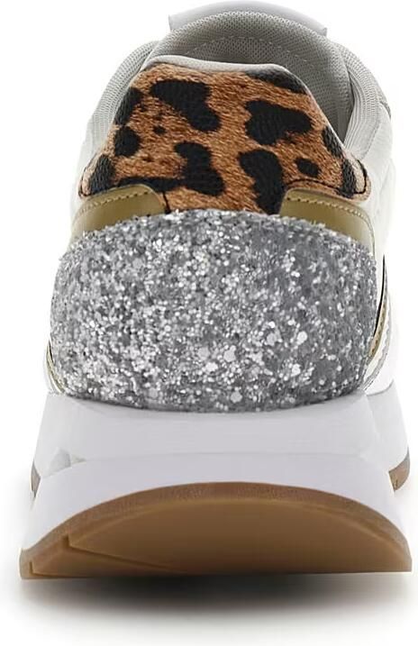 GUESS Sneakers laag 'EAGAR2' camel taupe zilver offwhite - Foto 7