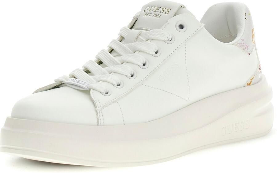 Guess Sneaker van een mix van leer en textiel model 'ELBINA11'