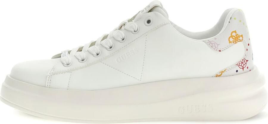 Guess Sneaker van een mix van leer en textiel model 'ELBINA11' - Foto 3
