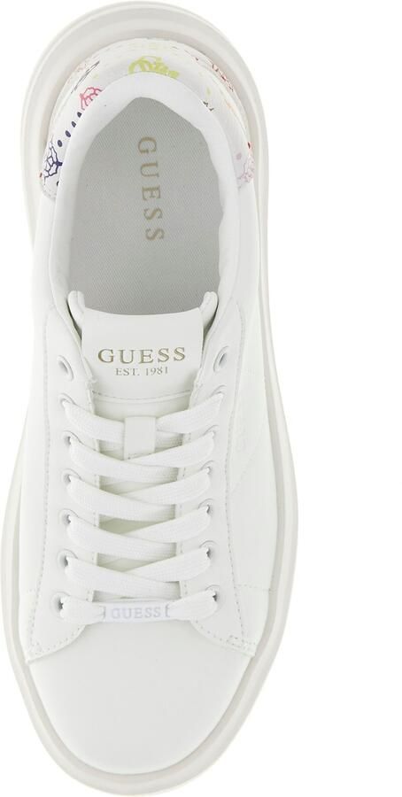 Guess Sneaker van een mix van leer en textiel model 'ELBINA11' - Foto 2