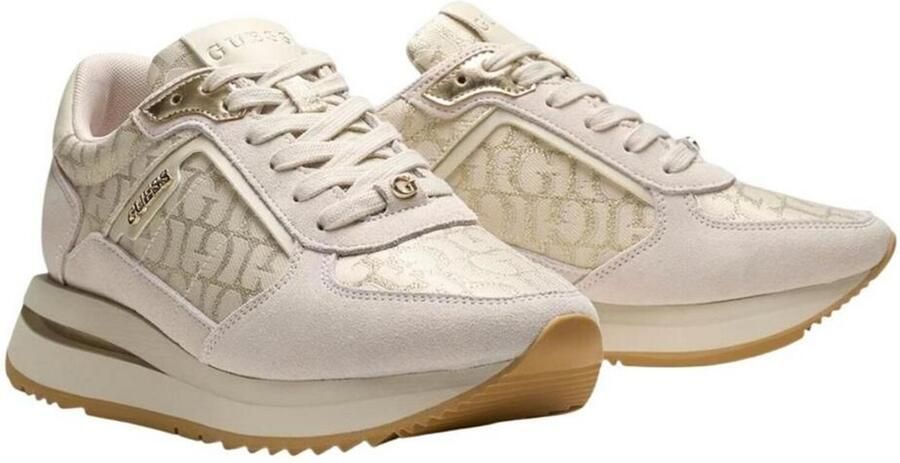 GUESS Sneakers laag 'Energy' crème nude chamois - Foto 10