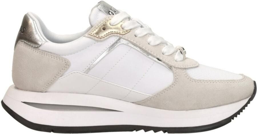 Guess Moderne damessneakers van polyesterblend Gray Dames
