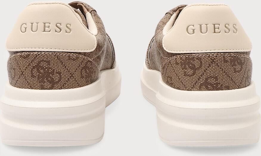 GUESS Sneakers laag 'Erizo' crème chocoladebruin cappuccino - Foto 8