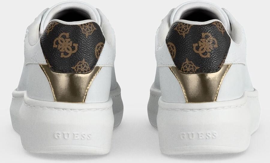 GUESS Sneakers laag 'Fireup' bruin donkerbruin goud wit - Foto 5