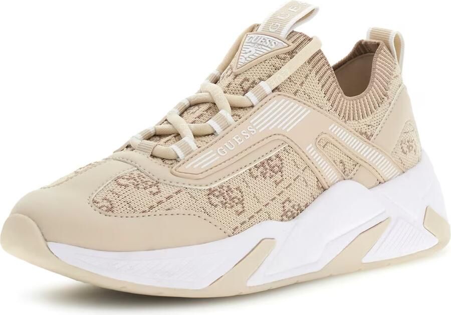 GUESS Sneakers laag 'GENGA' beige bruin wit - Foto 3