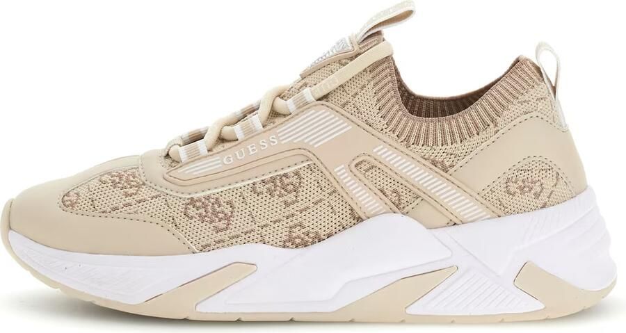 GUESS Sneakers laag 'GENGA' beige bruin wit - Foto 4