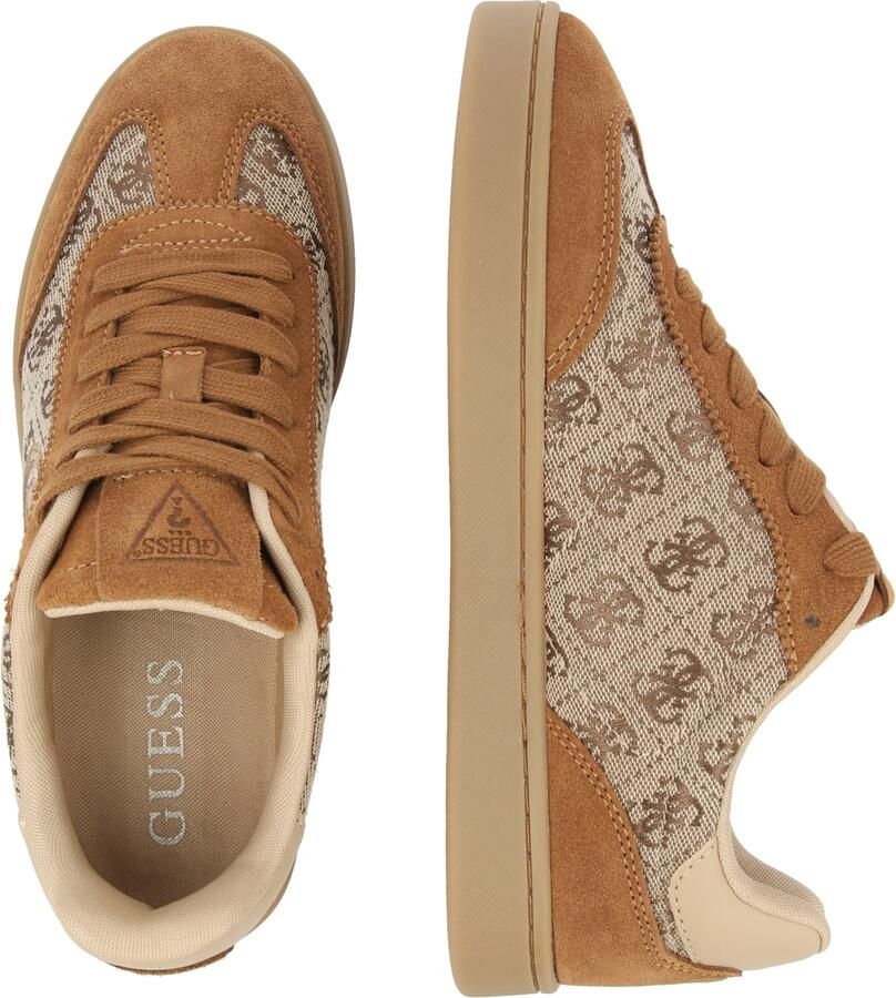 GUESS Sneakers laag 'Jacek' cognac brokaat cappuccino - Foto 11