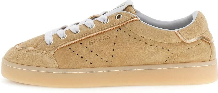 Guess Sneakers van leermix met reliëflogo Model 'JHELL' - Foto 5