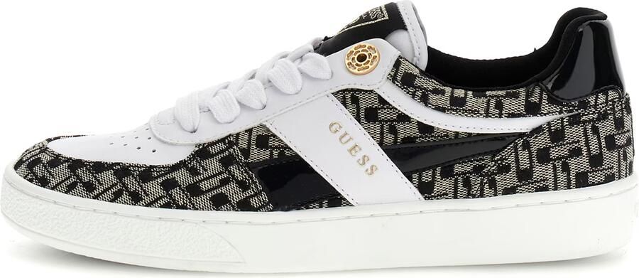 GUESS Sneakers laag 'NAIMA3' greige zwart wit - Foto 3