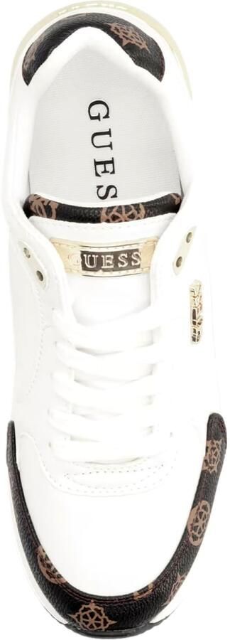 Guess Moxea Active Lady Wit Bruin Multilogo Sneakers White Dames - Foto 4