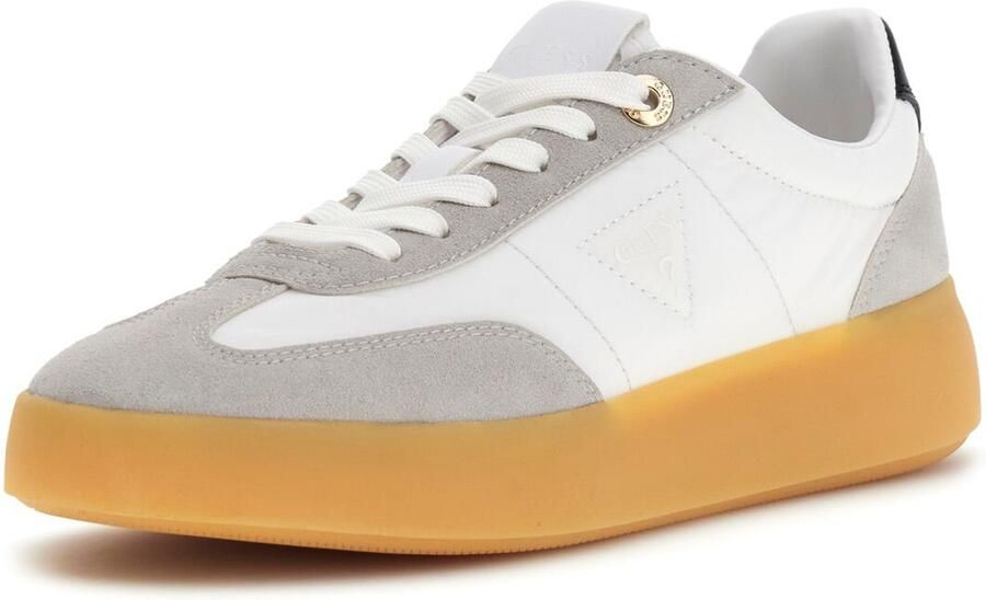 GUESS Sneakers laag 'PARLET' lichtgrijs zwart wit - Foto 2