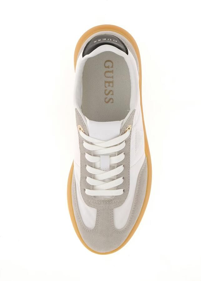 GUESS Sneakers laag 'PARLET' lichtgrijs zwart wit - Foto 3