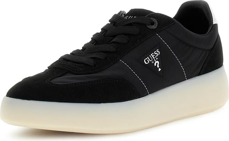 GUESS Sneakers laag 'PARLET' zwart wit - Foto 3